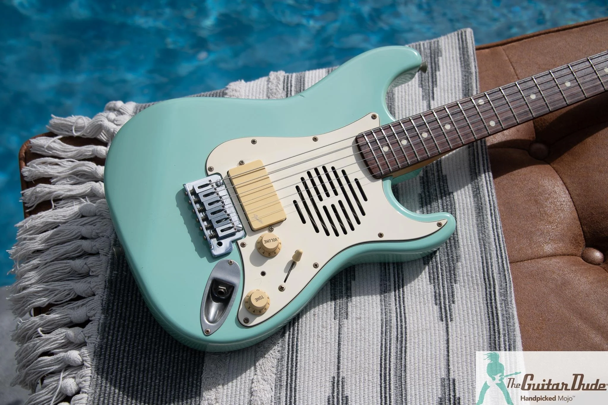1995 Fender Japan ST-Champ mini Strat sonic blue, photo 5