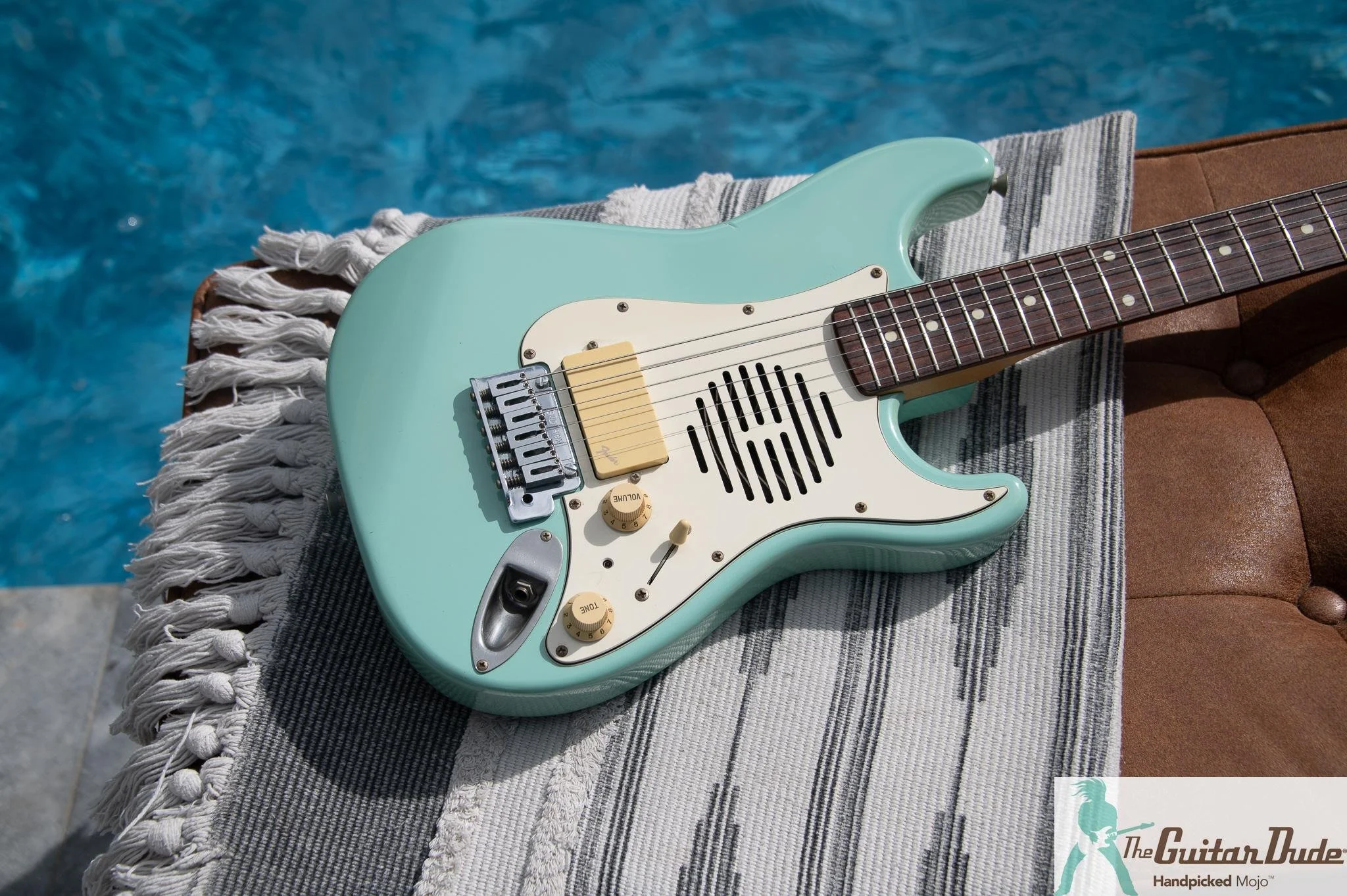 1995 Fender Japan ST-Champ mini Strat sonic blue, photo 7