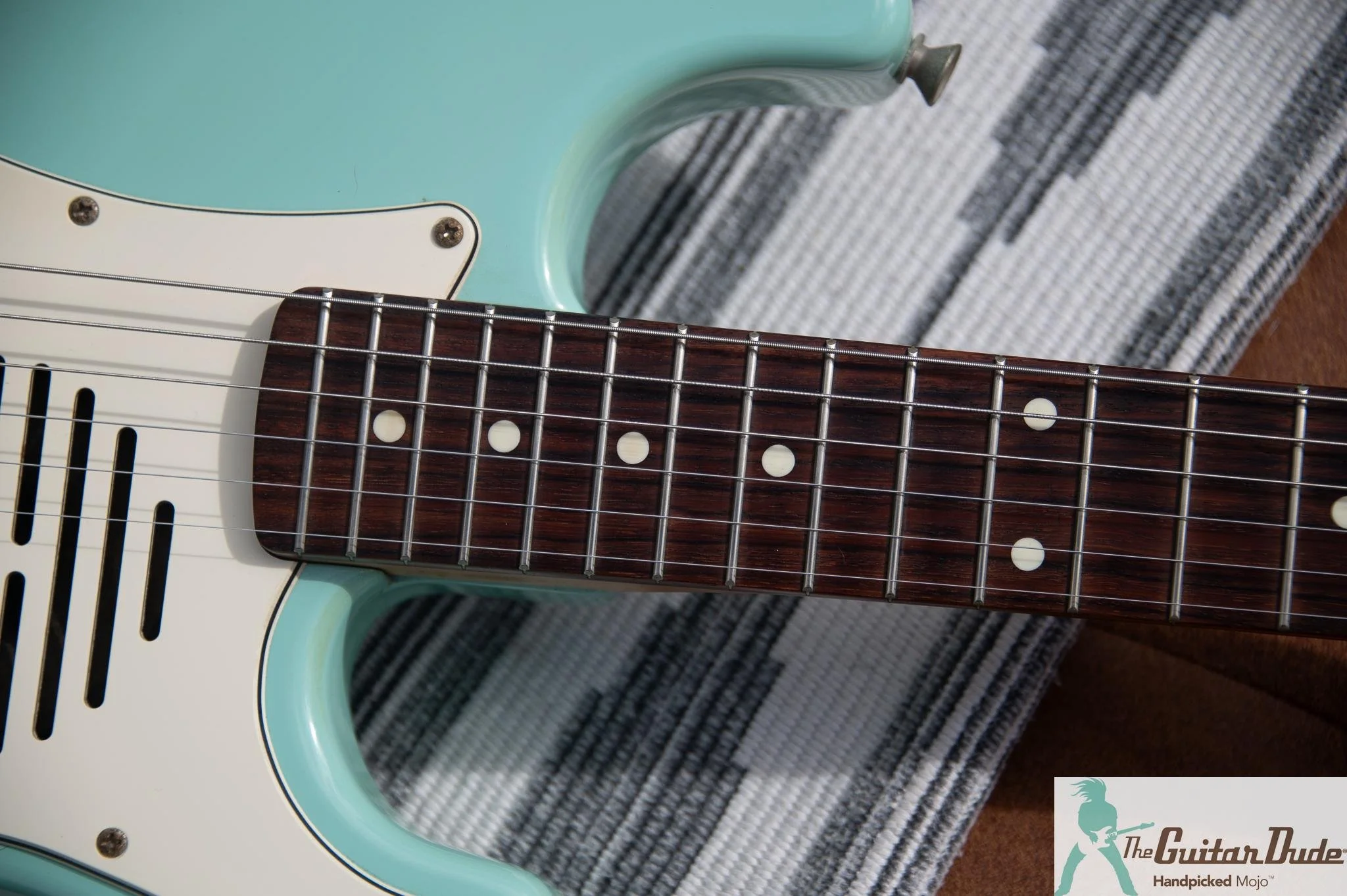 1995 Fender Japan ST-Champ mini Strat sonic blue, photo 10