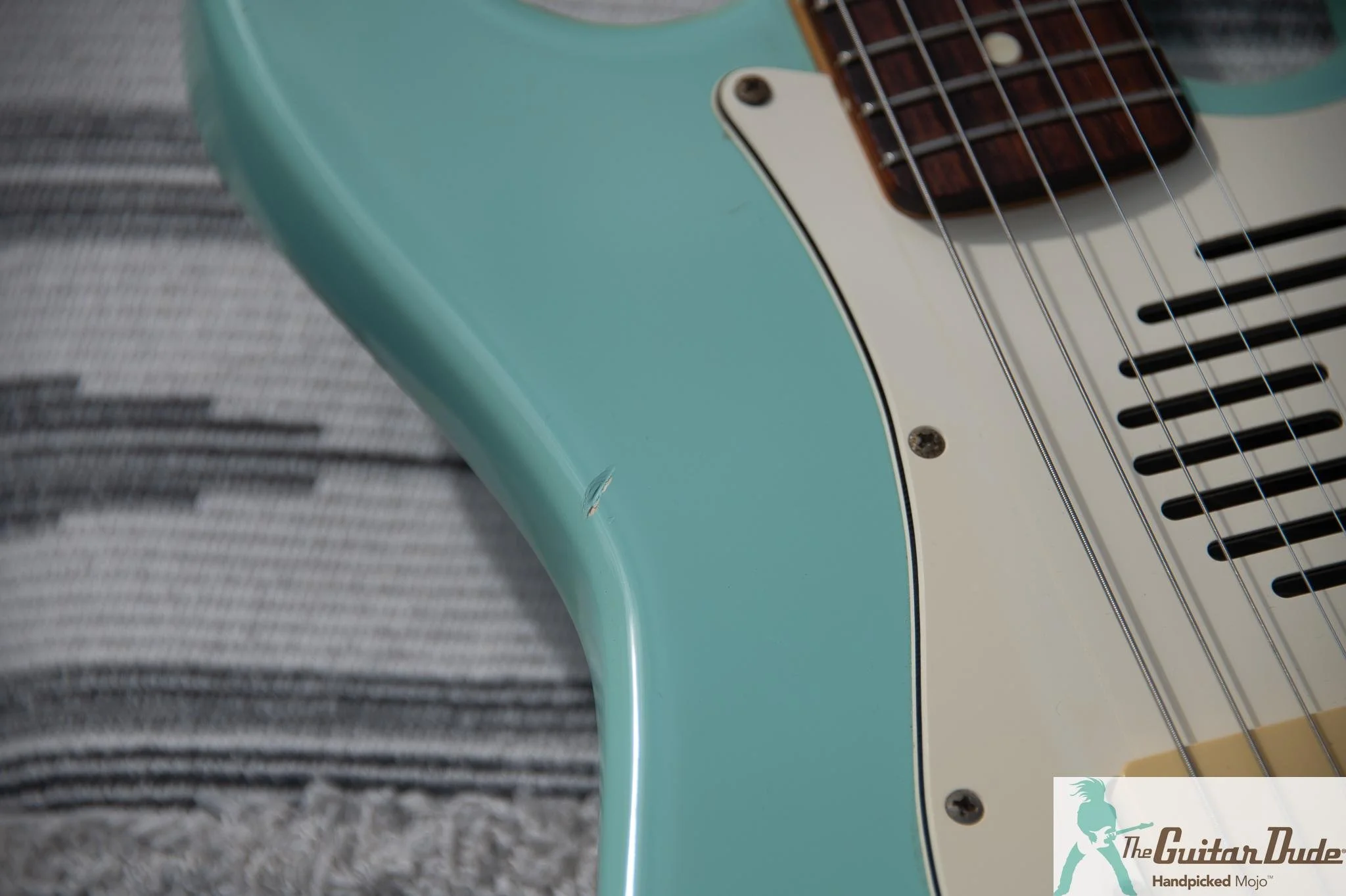 1995 Fender Japan ST-Champ mini Strat sonic blue, photo 11