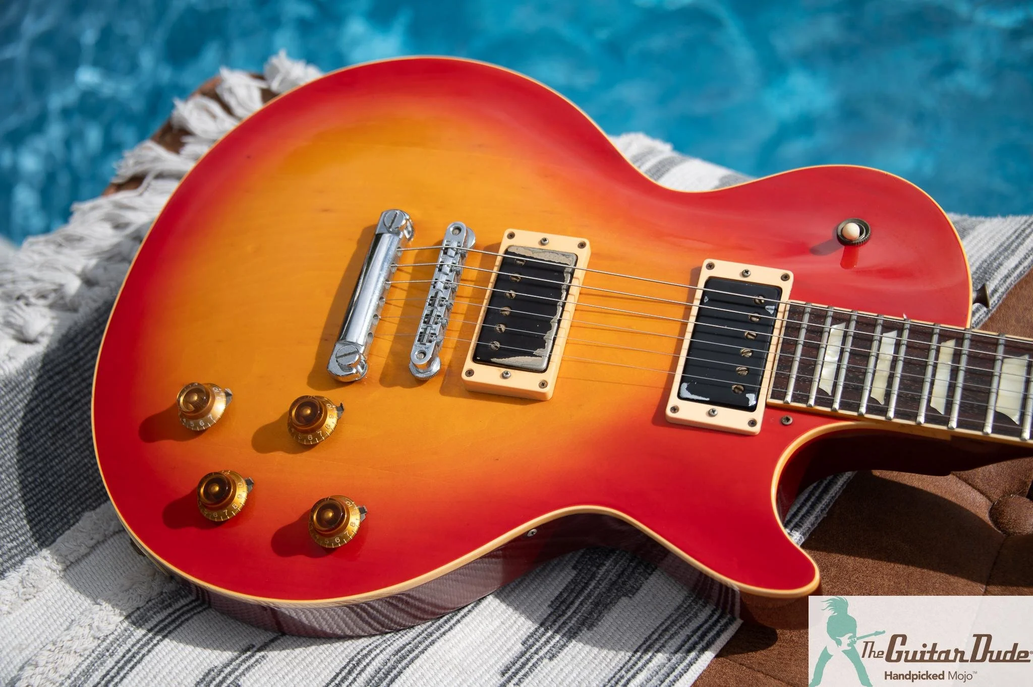 1982 Tokai Love Rock LS-50 cherry sunburst, photo 4