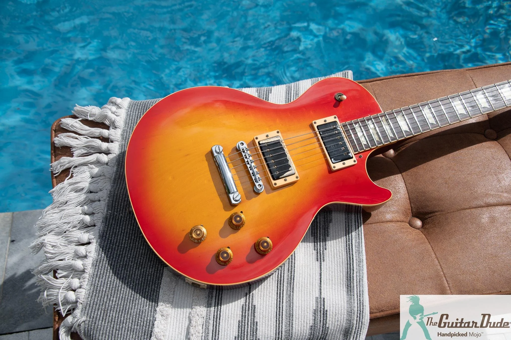 1982 Tokai Love Rock LS-50 cherry sunburst, photo 6