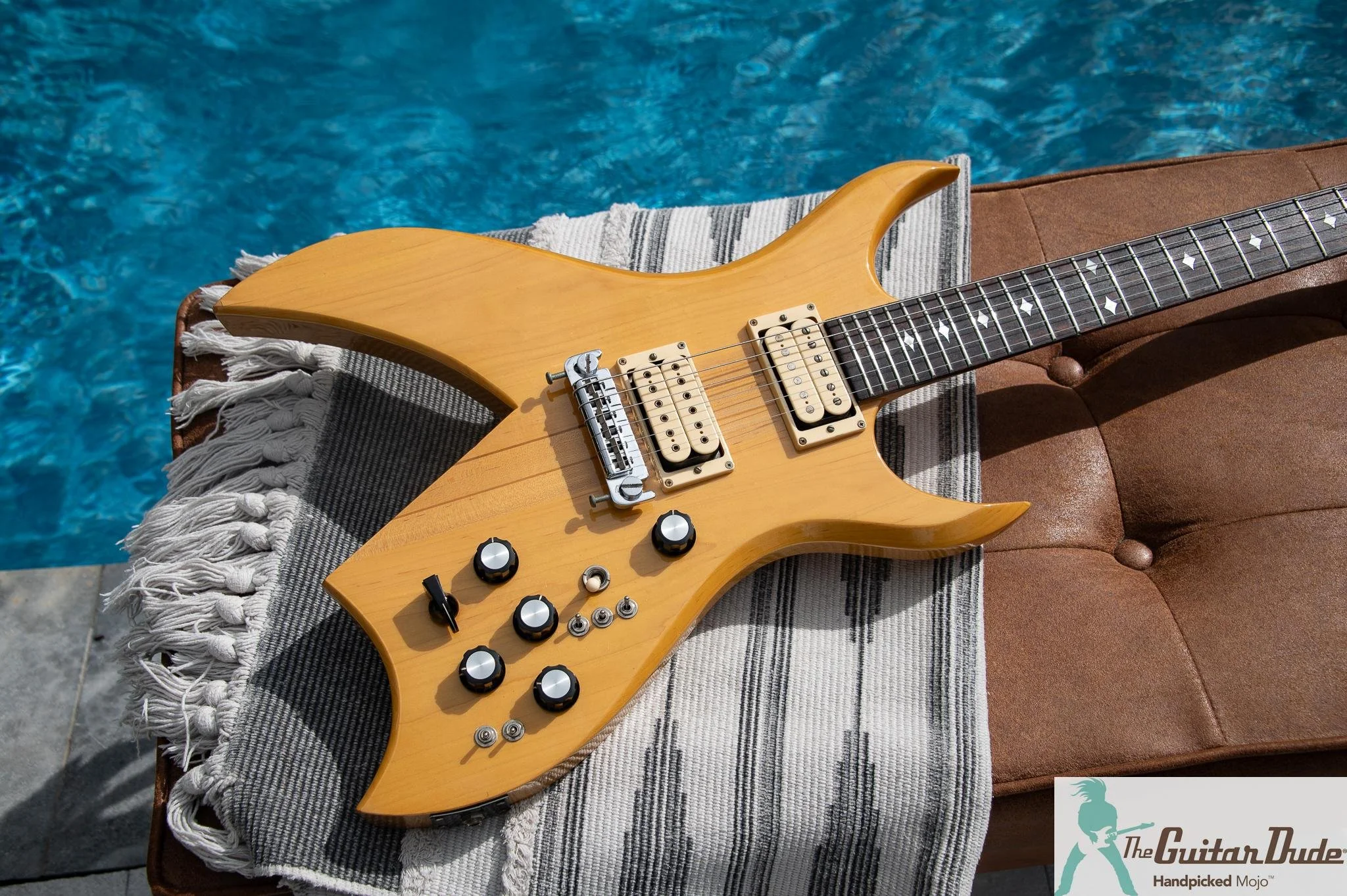 1980 Greco BB-1000 B.C. Rich Bich style copy natural, photo 1