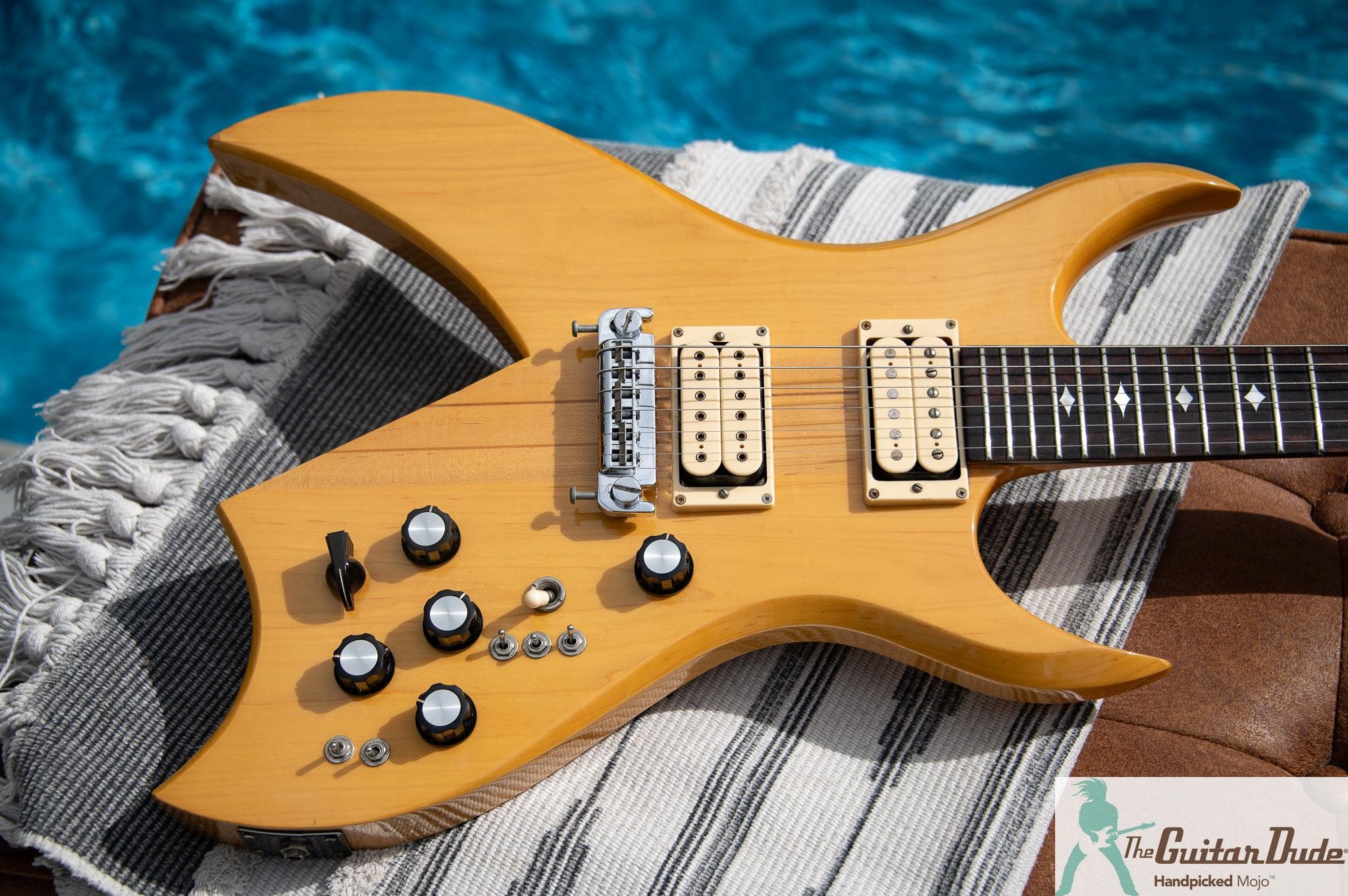 1980 Greco BB-1000 B.C. Rich Bich style copy natural, photo 3