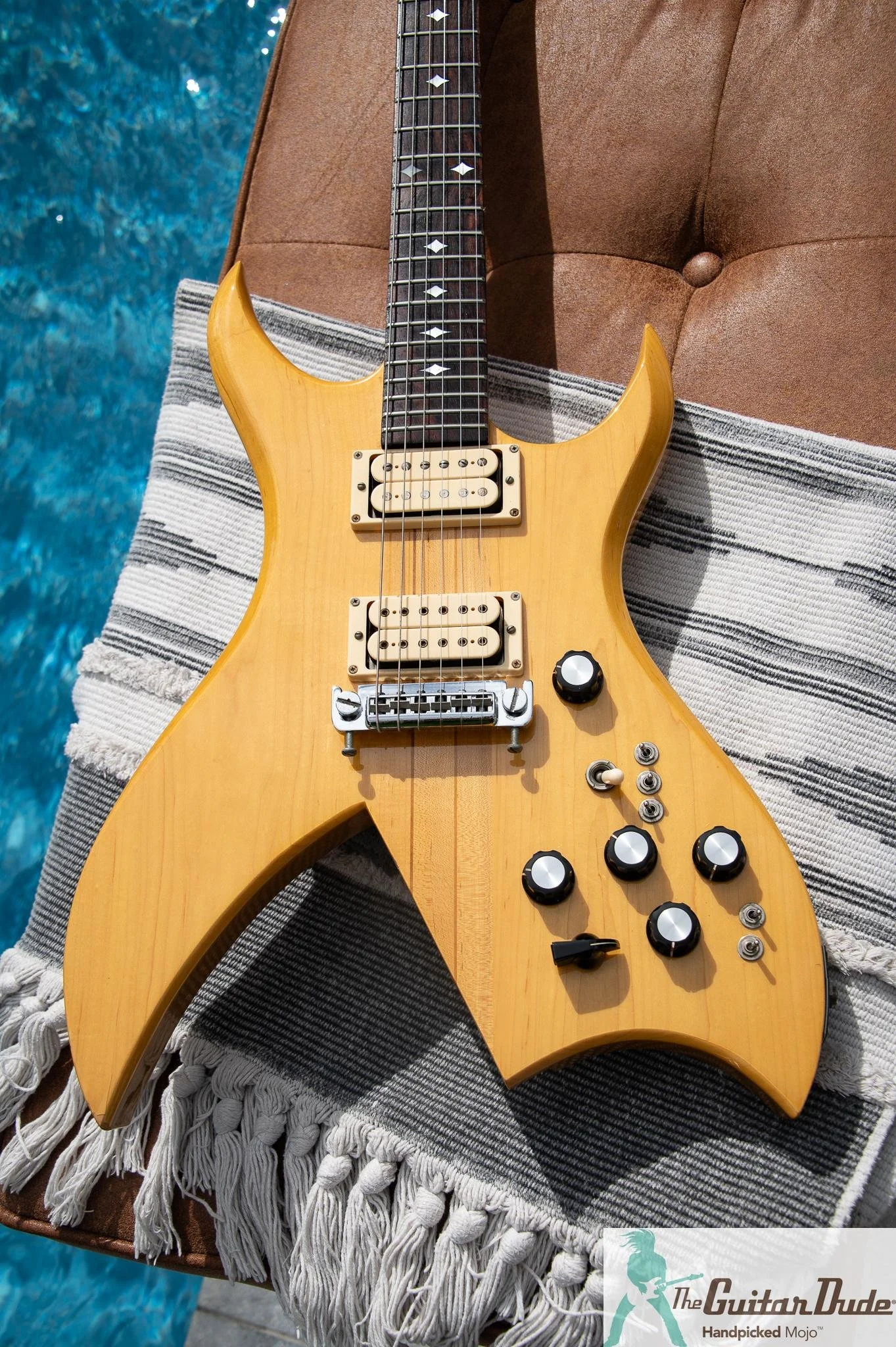 1980 Greco BB-1000 B.C. Rich Bich style copy natural, photo 4