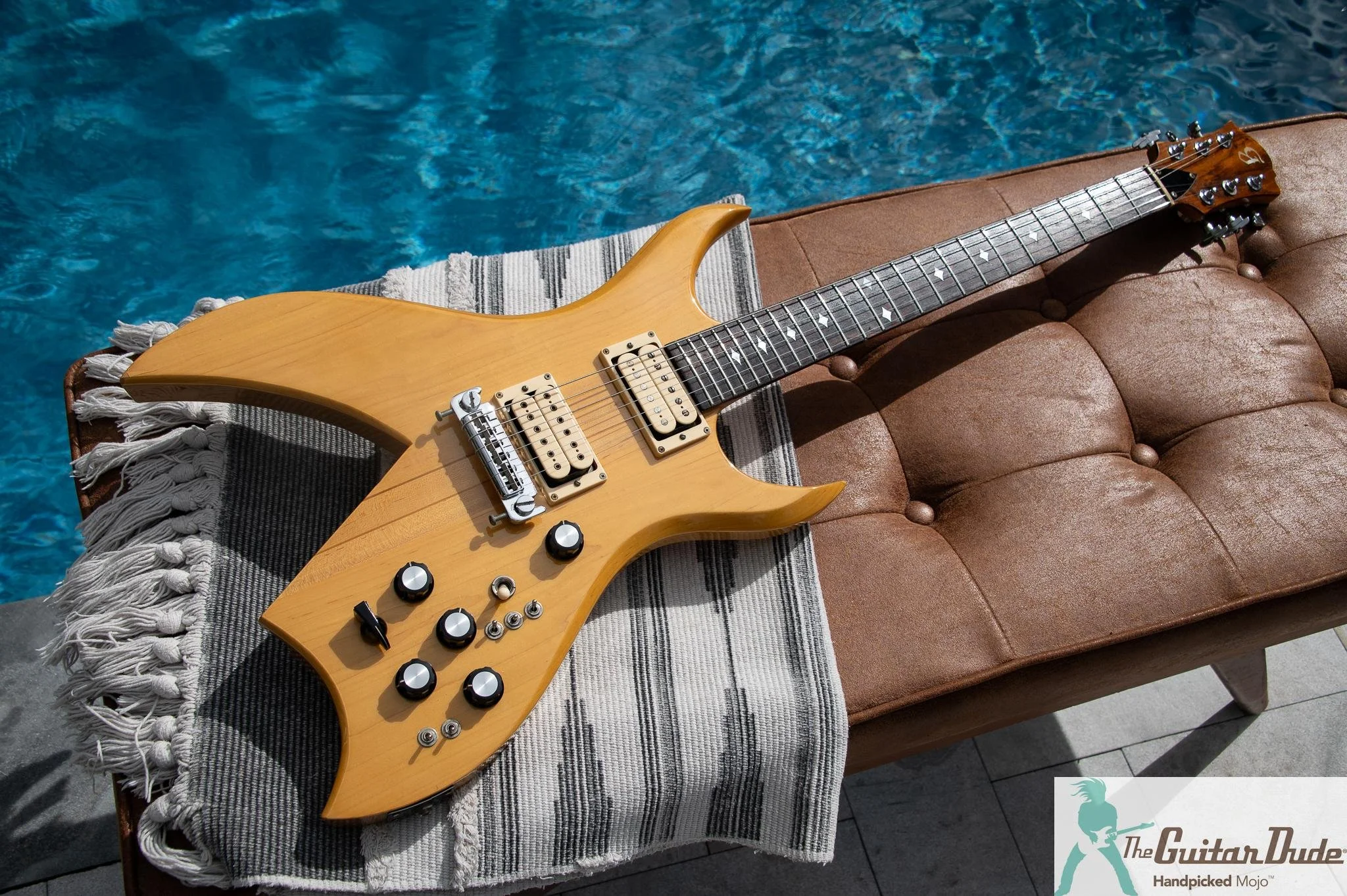 1980 Greco BB-1000 B.C. Rich Bich style copy natural, photo 5