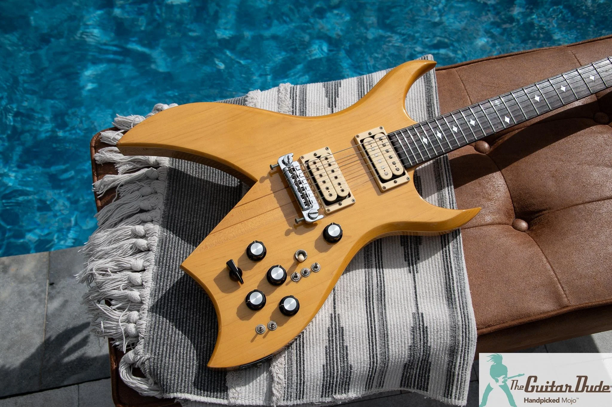 1980 Greco BB-1000 B.C. Rich Bich style copy natural, photo 6