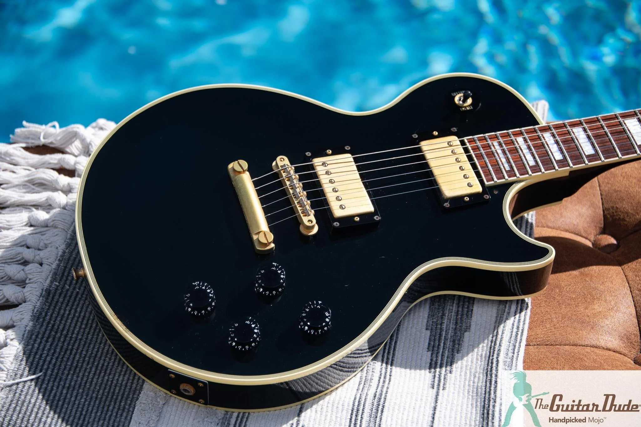 1998 Epiphone Japan LPC-80 Les Paul Custom Black Beauty, photo 1
