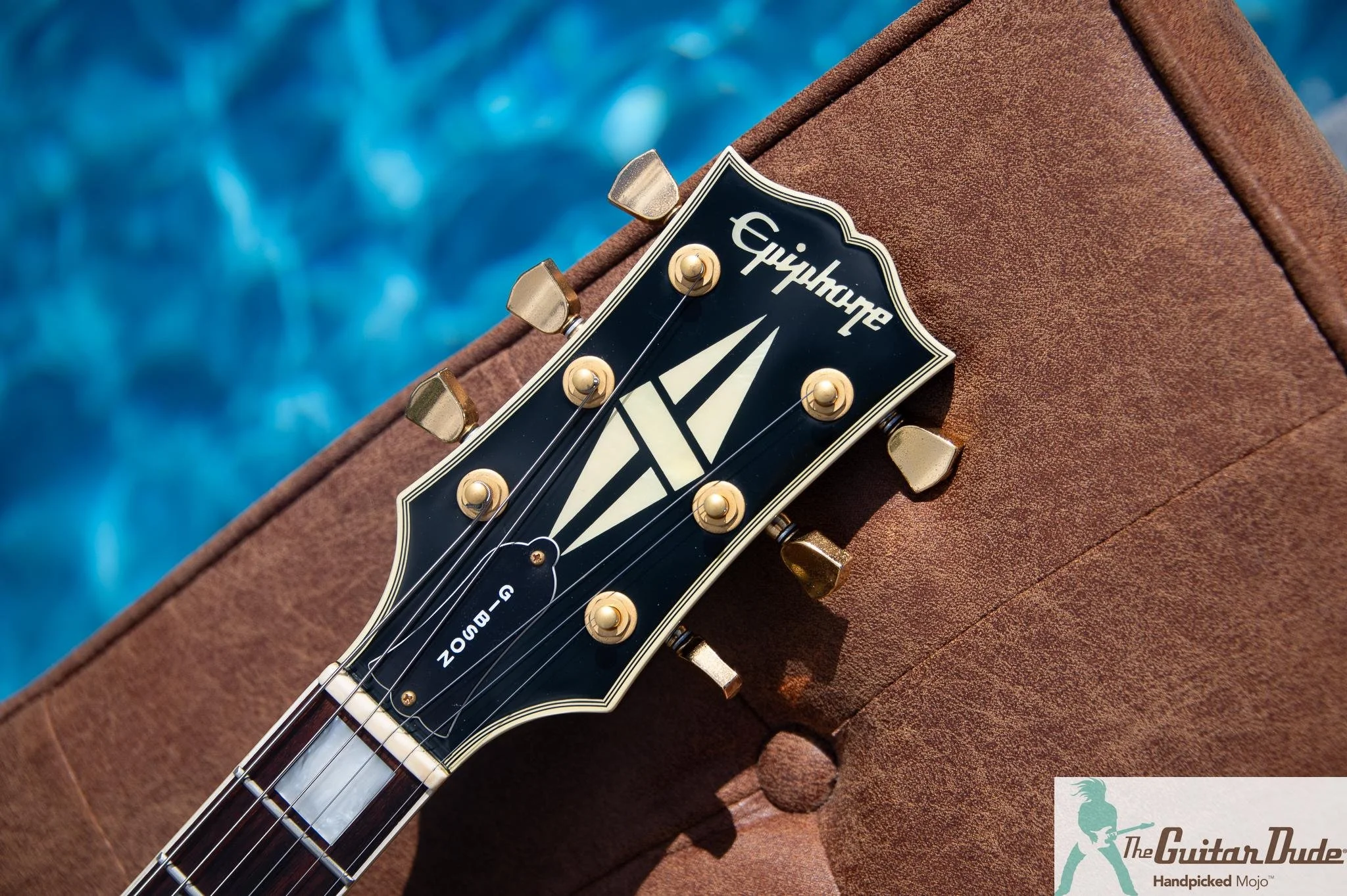 1998 Epiphone Japan LPC-80 Les Paul Custom Black Beauty, photo 2