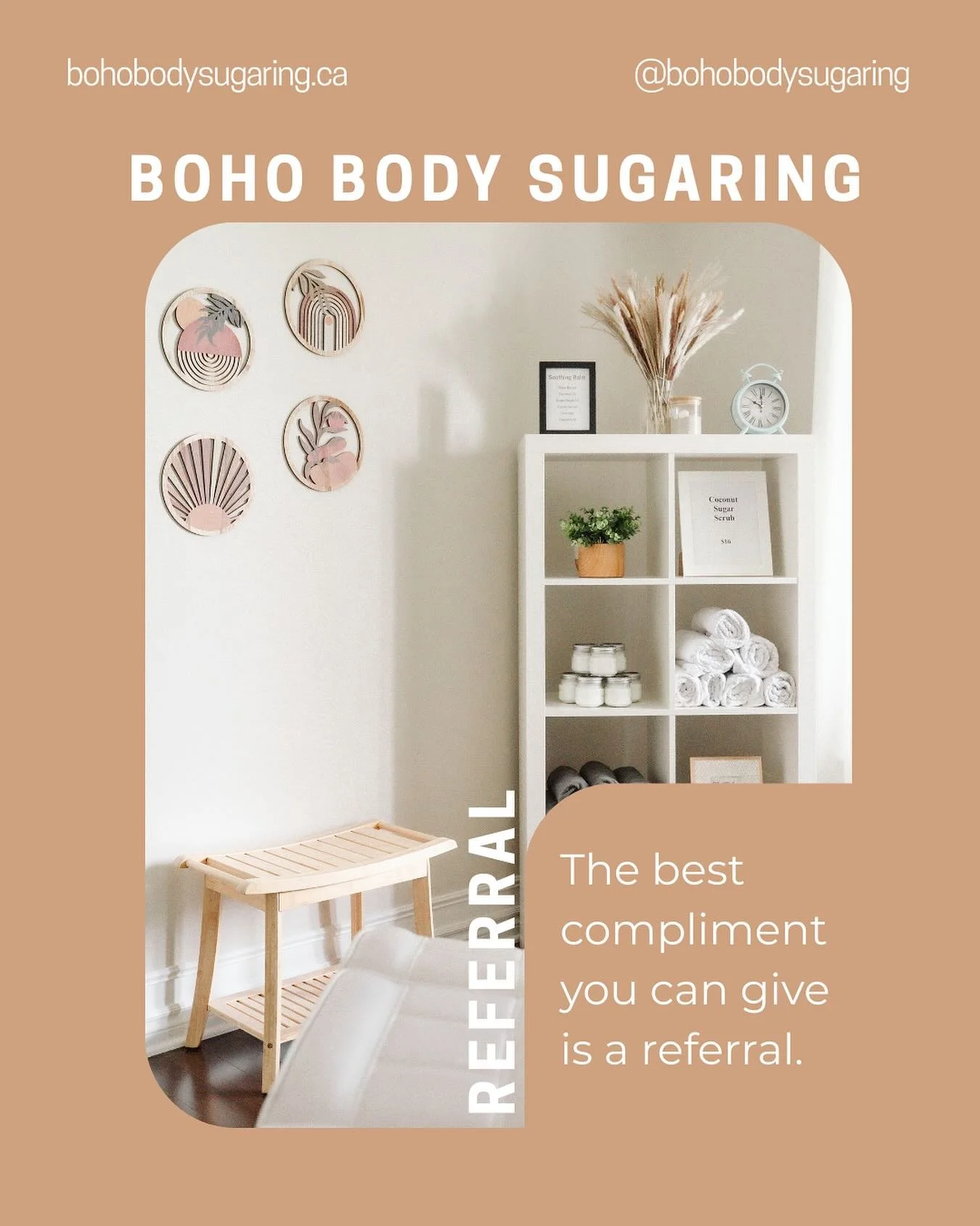 Your trust and kind words mean so much to me. Every time you share your sugaring experience with a friend or family member, you help my small studio grow in the most beautiful way. ✨

I am honored to be part of your self-care routine &mdash; and deep