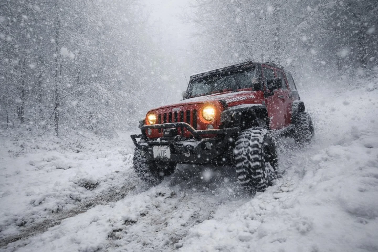 Sounds like more snow might be on the way!  Hope you all enjoyed the sun and warmth the last few days!
#snow #wrangler #offroad