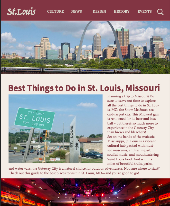 Visitor Website