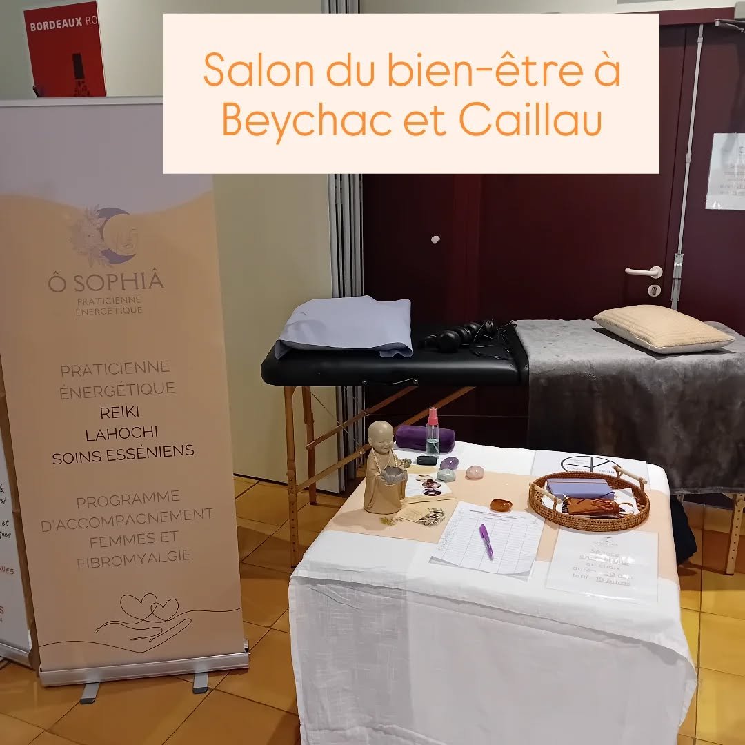 H&acirc;te de vous rencontrer ce week-end au salon du bien-&ecirc;tre de Beychac pour vous pr&eacute;senter les soins &eacute;nerg&eacute;tiques 🌟🌟🌟