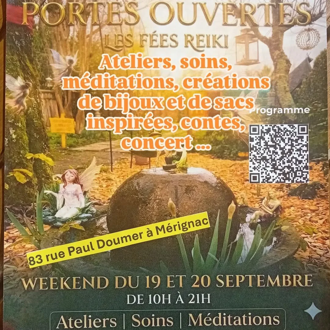 🌟🌟🌟Dans une semaine nous f&ecirc;terons les 20 ans des f&eacute;es Reiki 🌟🌟🌟

✨️ 20 ans qu'un lieu existe, grandit, accueille, transforme ...
20 ans de rencontres et de chemins crois&eacute;s ✨️

Ici, il y a quelque chose de sp&eacute;cial, des