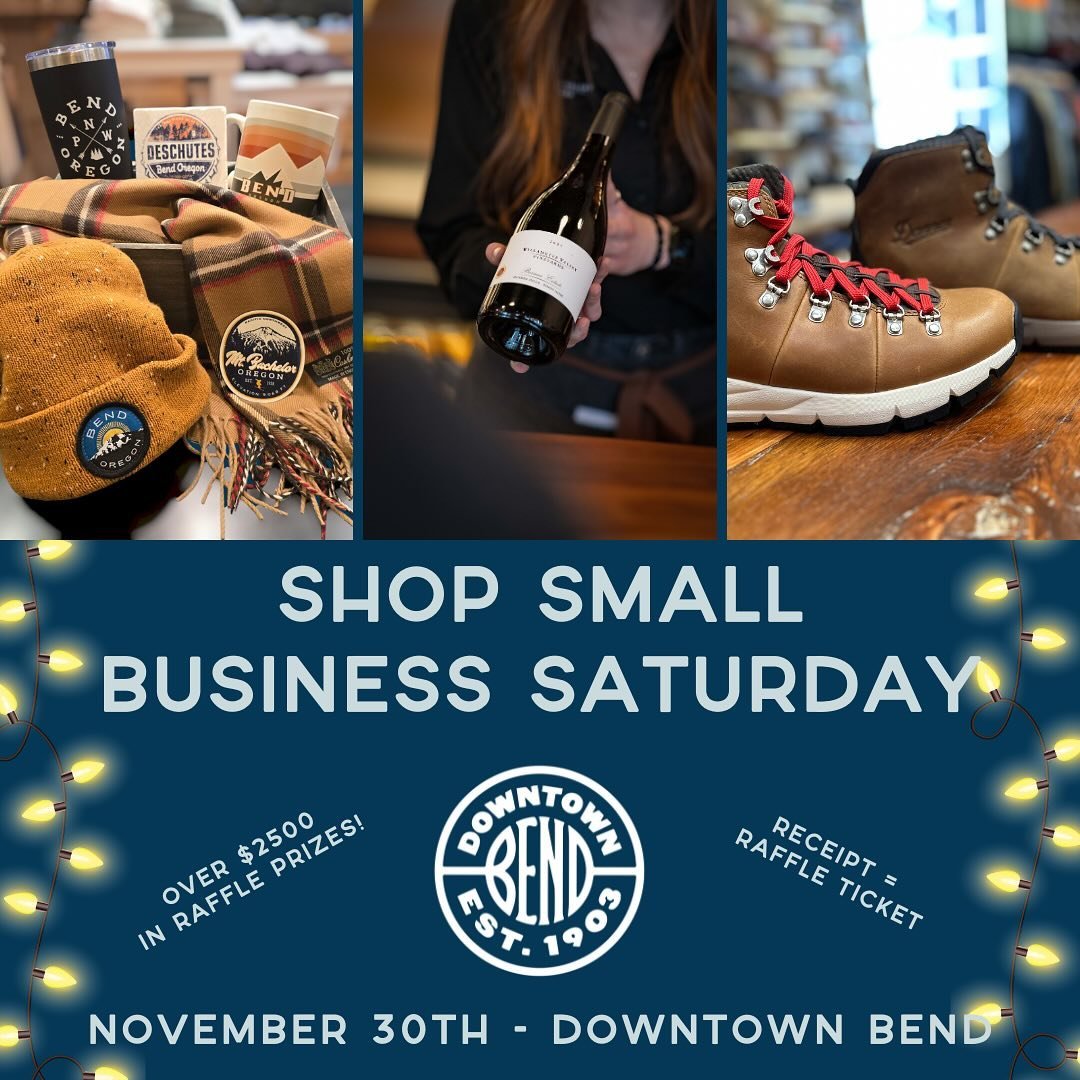 This Saturday is Shop Small Business Saturday! 

RAFFLE: From 10am-3pm, bring your receipt to the DBBA table (outside Bellatazza) showing you&rsquo;ve made a purchase downtown that day (11/30) and get entered into win raffle prizes that include merch