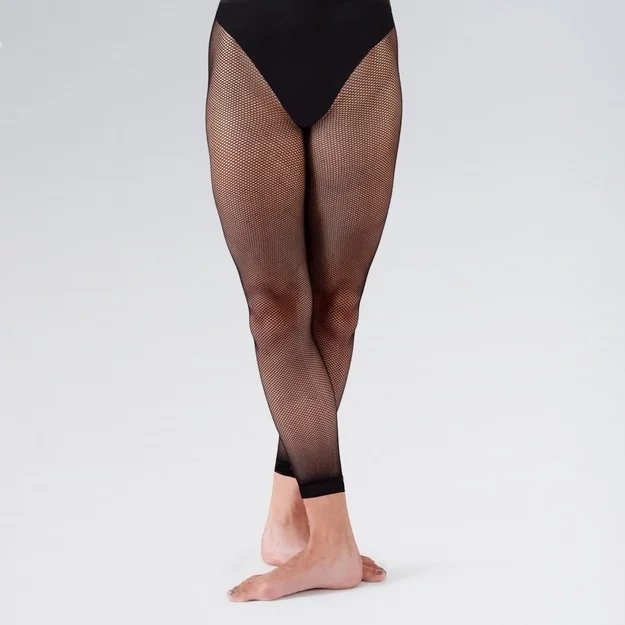 Black Footless Fishnets Tights