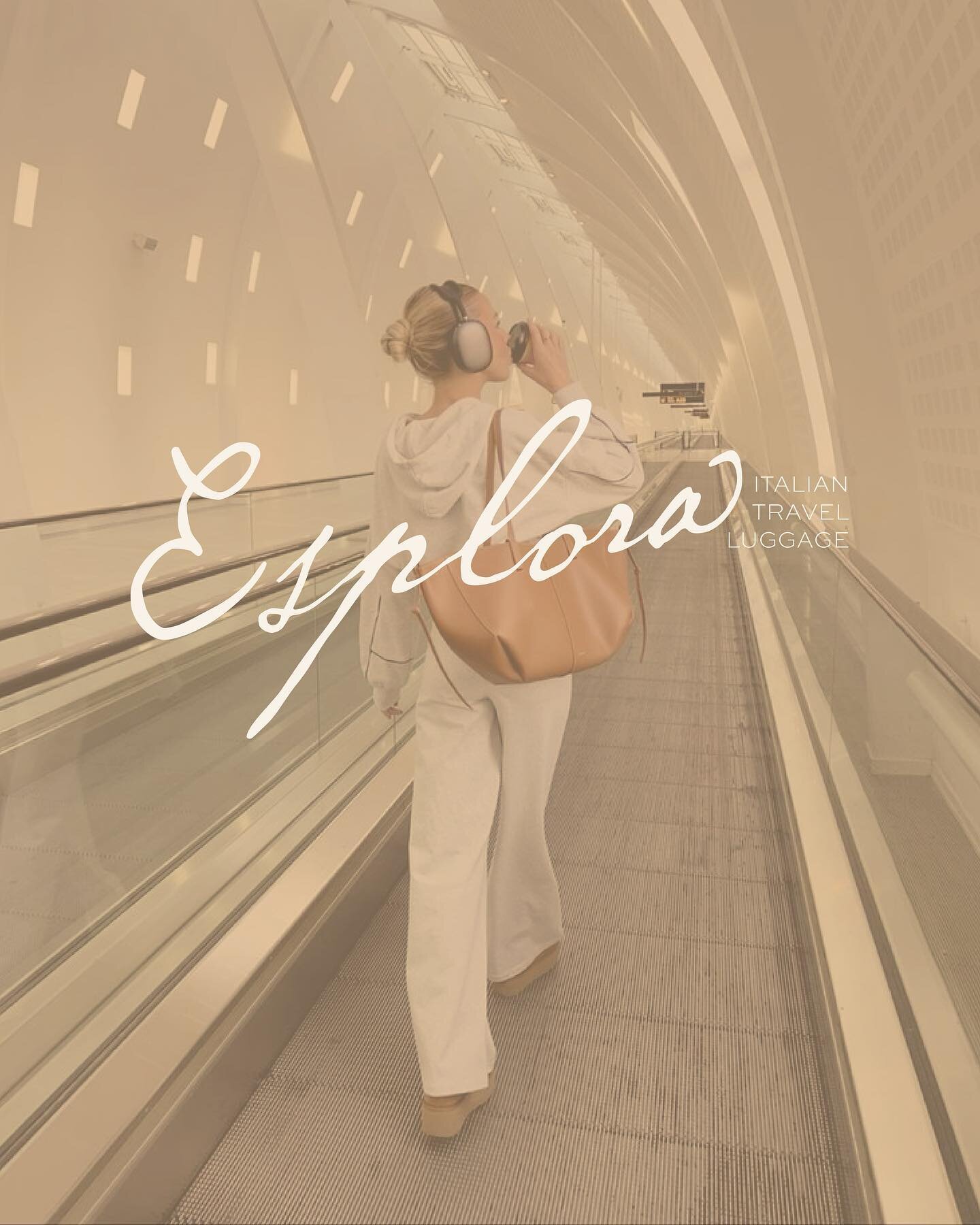 Esplora ✈️🧳🤍 
&ldquo;a brand that offers travel products, aiming to elevate the luxury travel experience&rdquo;

brief by @designerbriefs 🫶🏼 #dbesplora  #designerbriefs

a fun little brand identity prompt!! I&rsquo;m loving these design briefs on