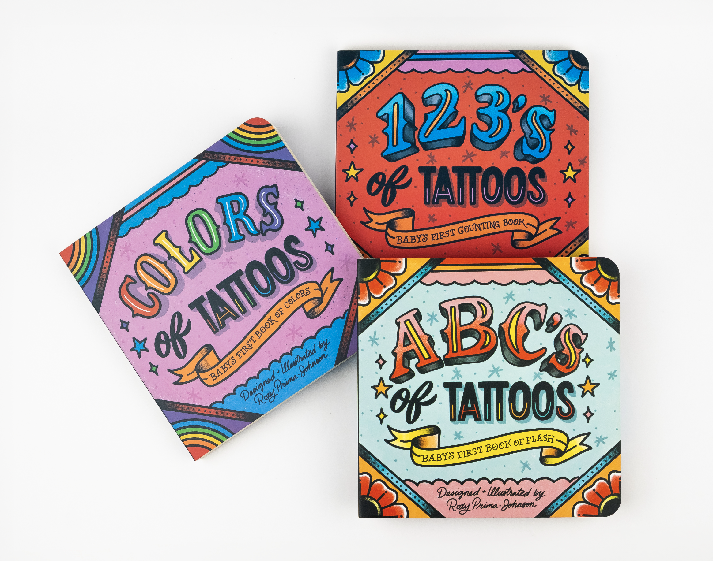 ABC's, 123's, and Colors of Tattoos 3 Book Set