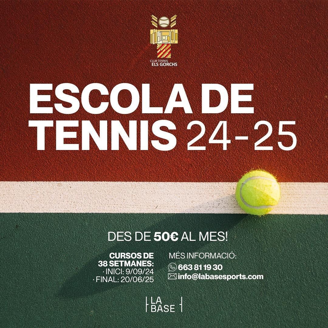 WE ARE BACK! 🎾💪🏼

Comencen les classes, tamb&eacute; les de tennis i p&agrave;del. Arranquem la nostra primera temporada oficial al @clubtenniselsgorchs Ens espera un any ple de reptes, esdeveniments, novetats i molt d&rsquo;esport i diversi&oacut