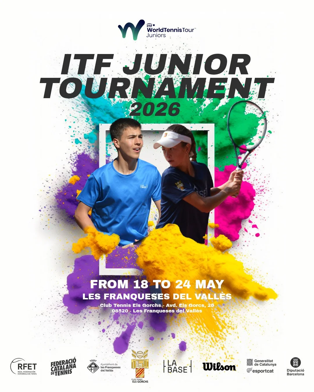 🎾🔥 L&rsquo;espectacle del tennis j&uacute;nior arriba amb for&ccedil;a! 🔥🎾

Del 18 al 24 de maig, el Club es converteix en l&rsquo;epicentre del talent internacional amb l&rsquo;ITF J60 🌍✨

Vine a viure de prop la passi&oacute;, la intensitat i 