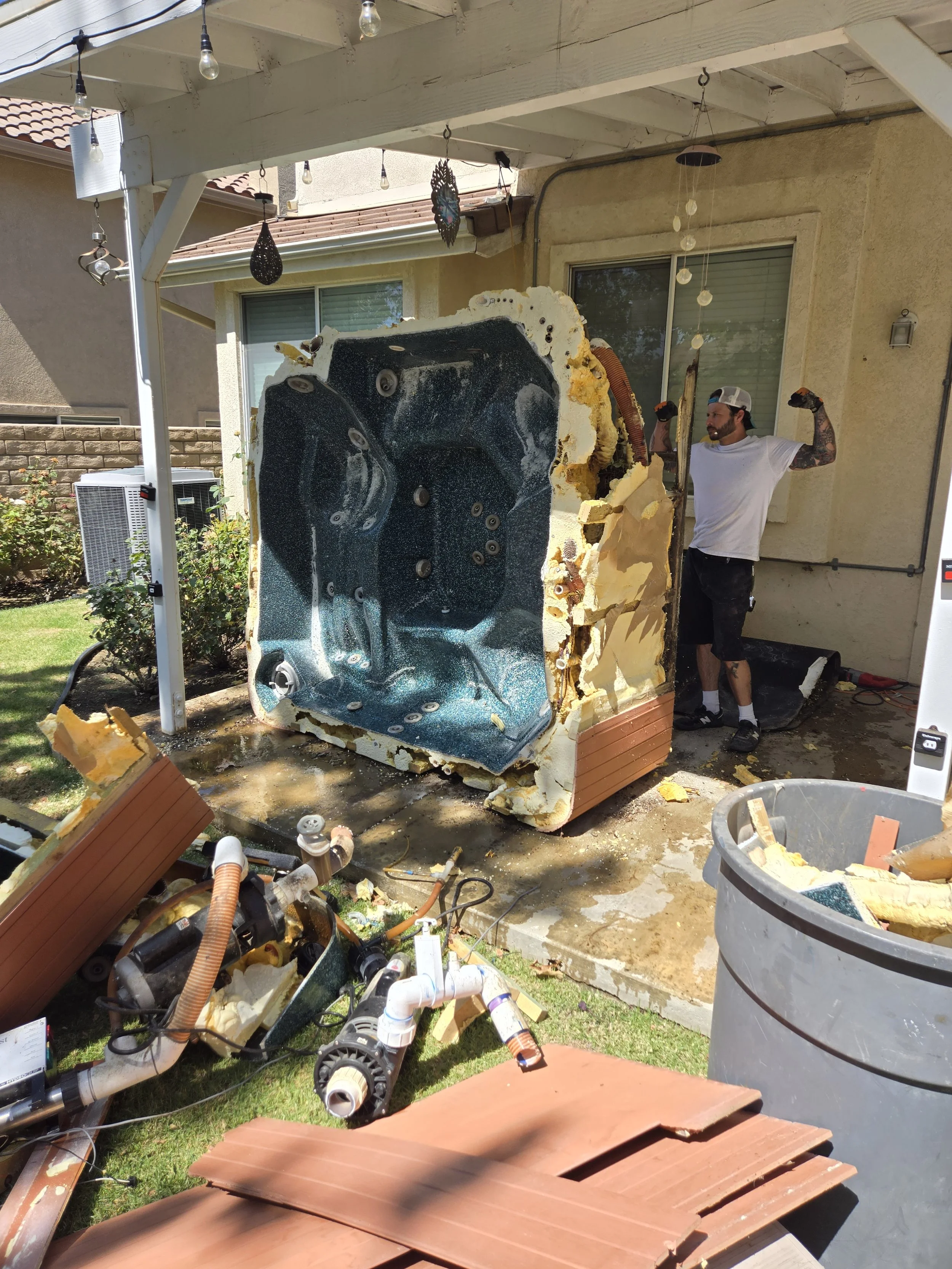 Spa Jacuzzi Removal