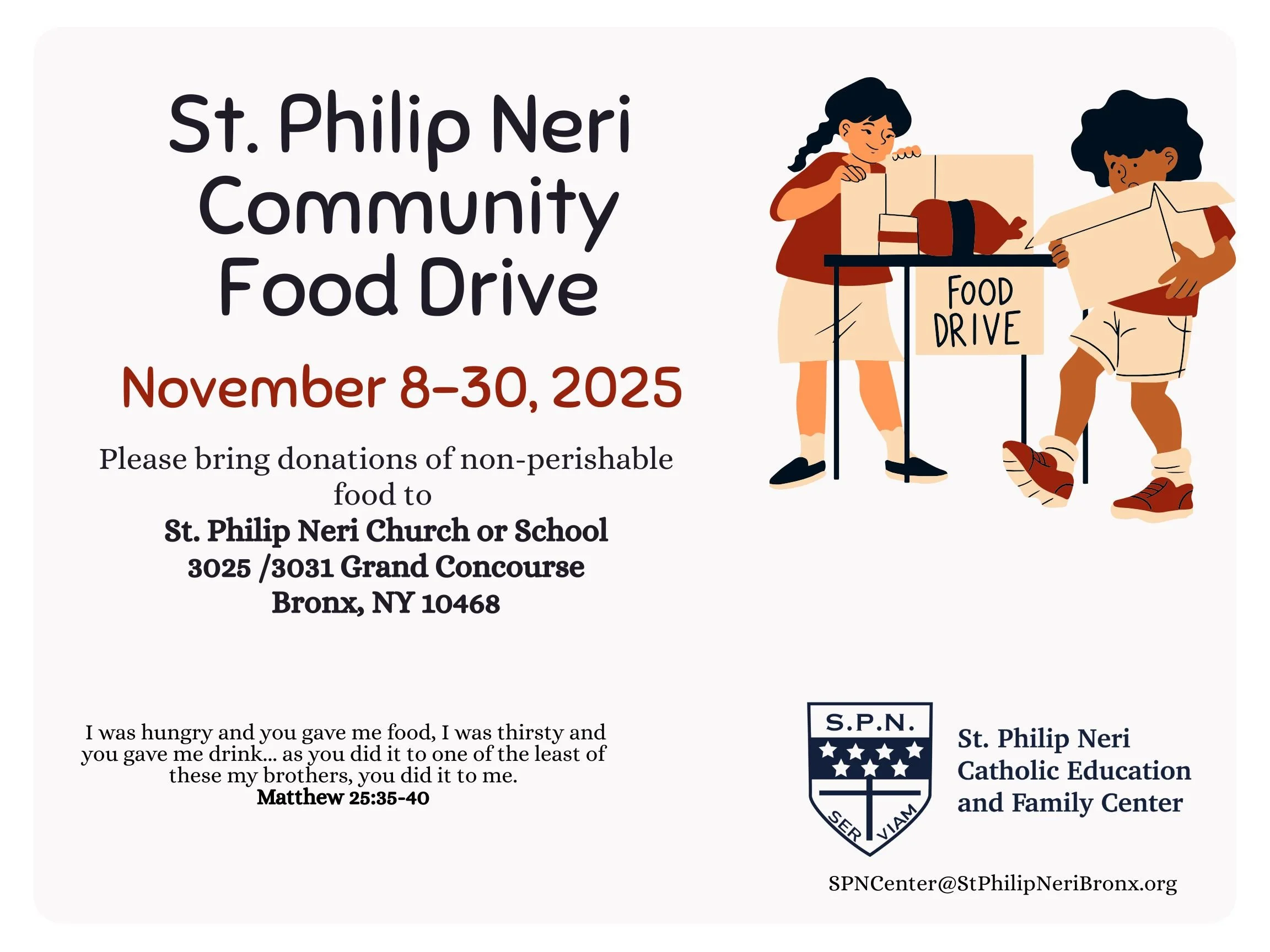 2025 Community Food Drive 