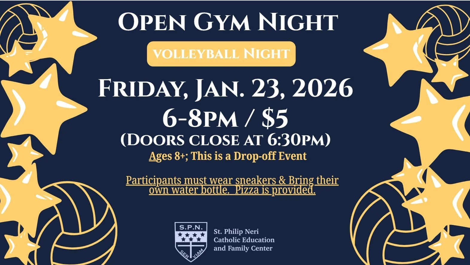Open Gym Night-Volleyball Night