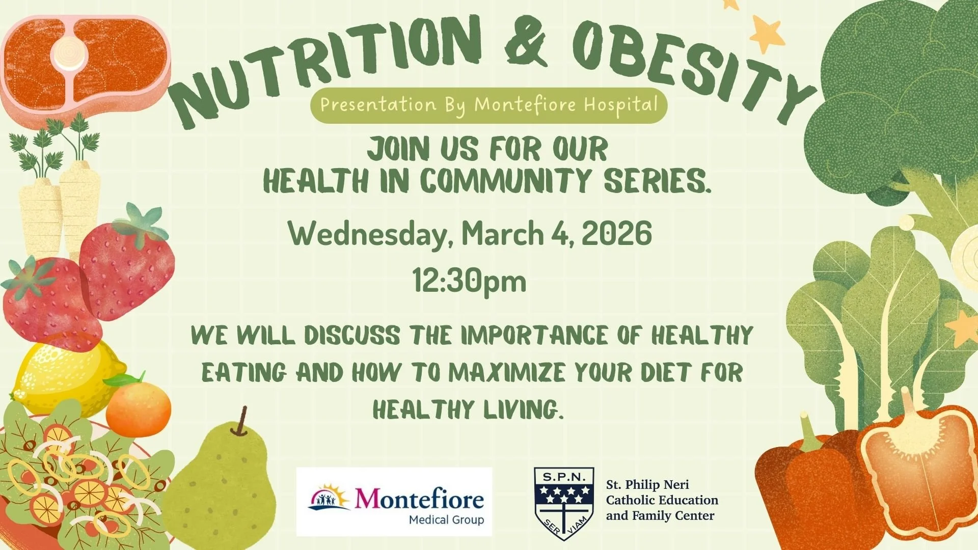 Health in Community Series- Nutrition & Obesity 