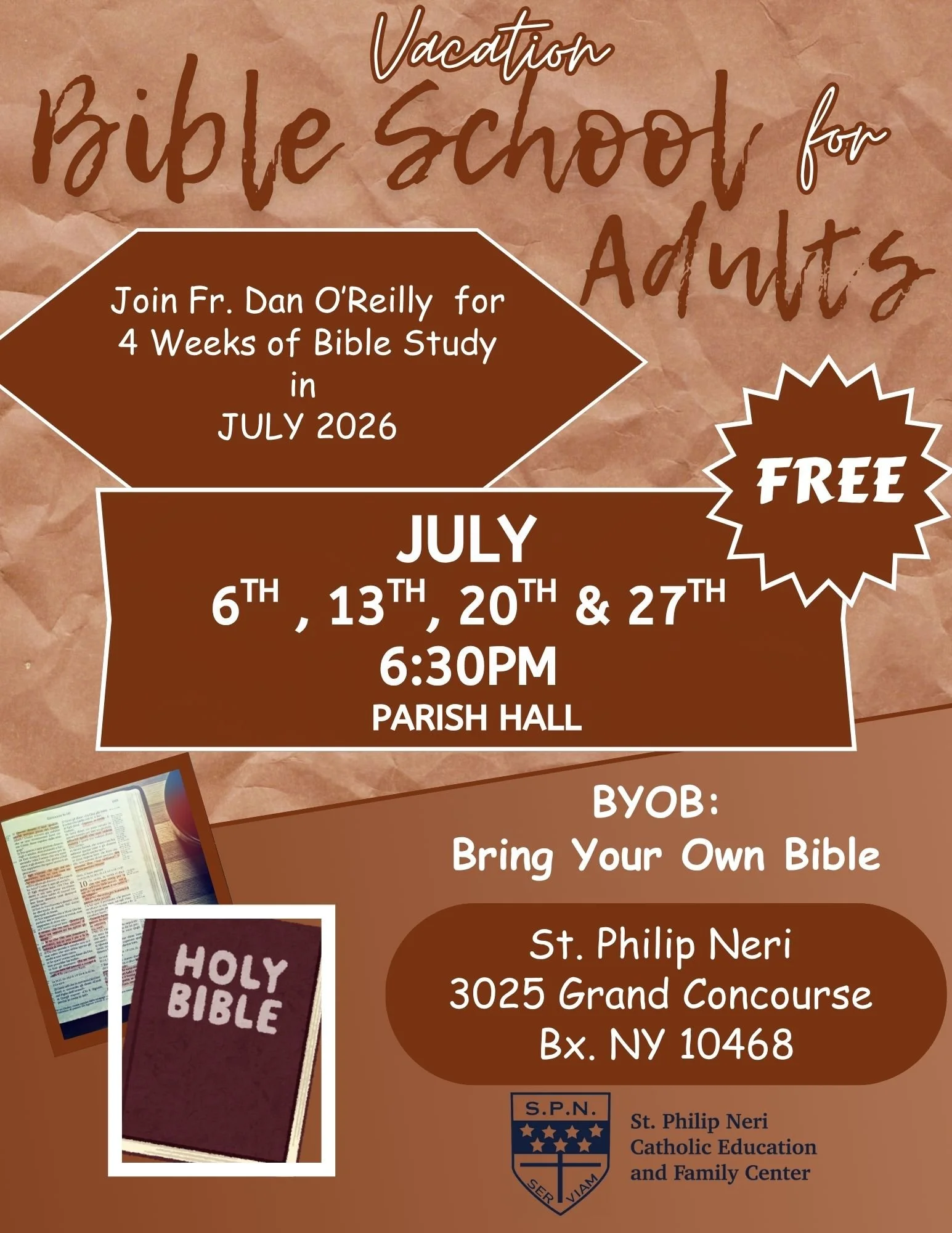 Vacation Bible School for Adults 