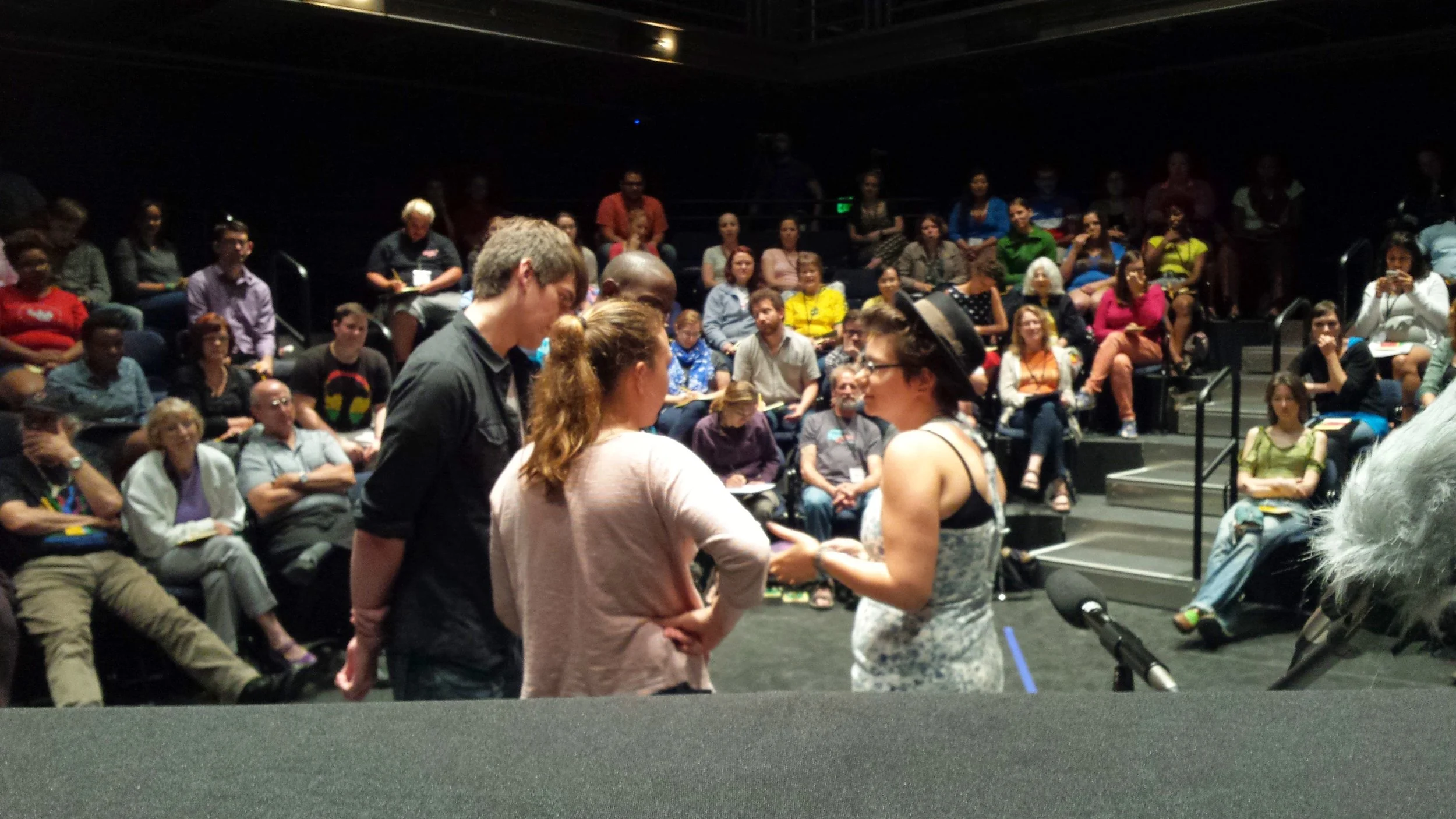 Forum Theatre performance, U. of Nebraska, Omaha