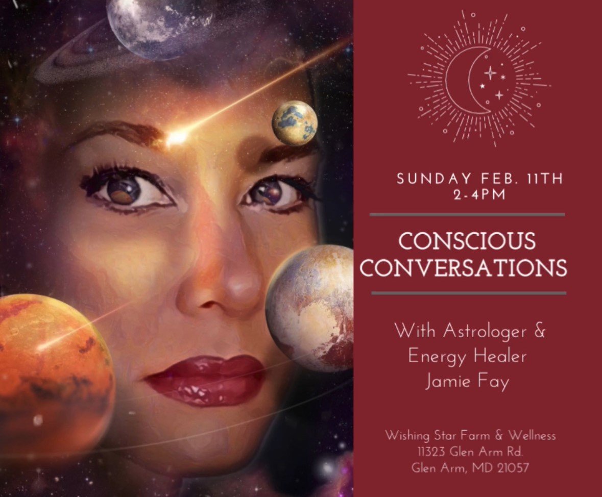 🌟✨Are you on a spiritual journey, seeking answers and connections with like-minded souls? Then join us at Wishing Star Farm on Sunday, February 11, for a transformative afternoon from 2-4pm! Dive into &quot;Conscious Conversations&quot; with Astrolo