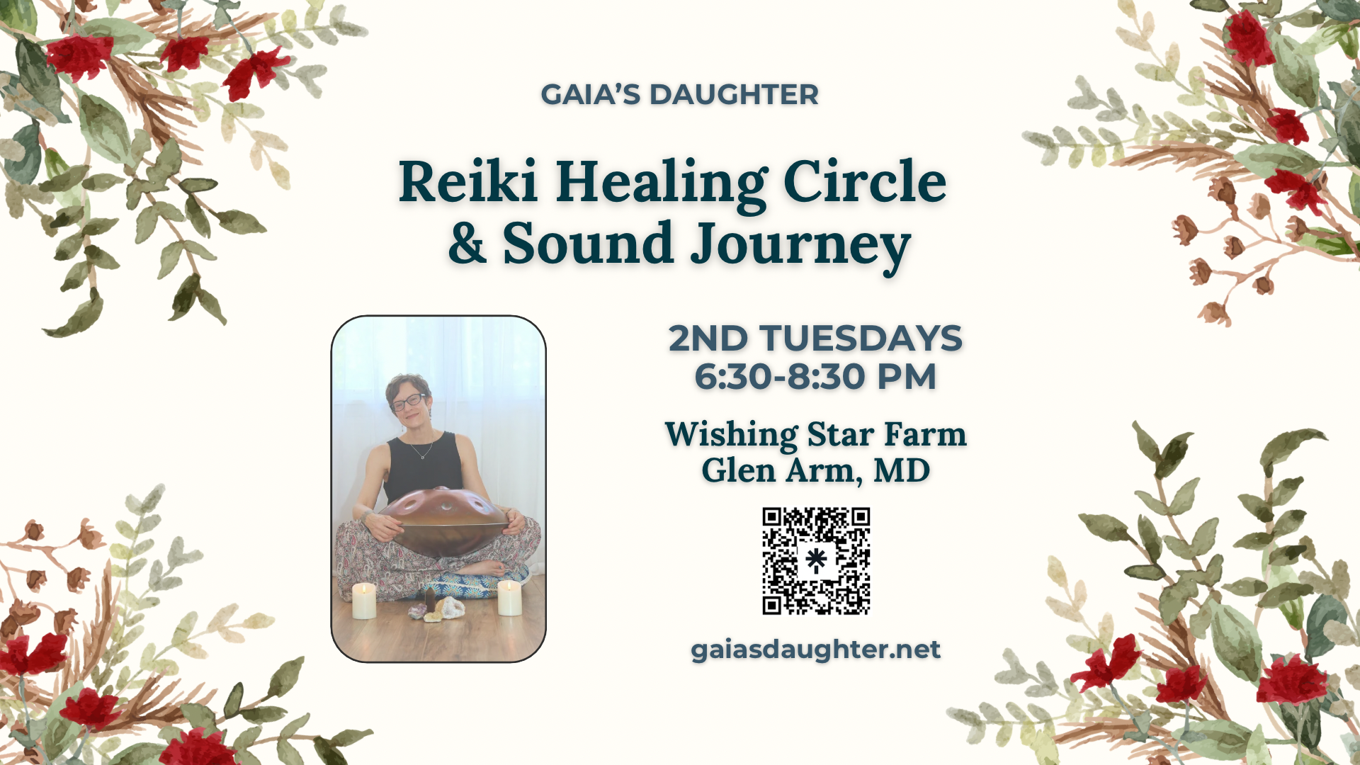 Reiki Healing Circle &amp; Sound Journey in the Yurt