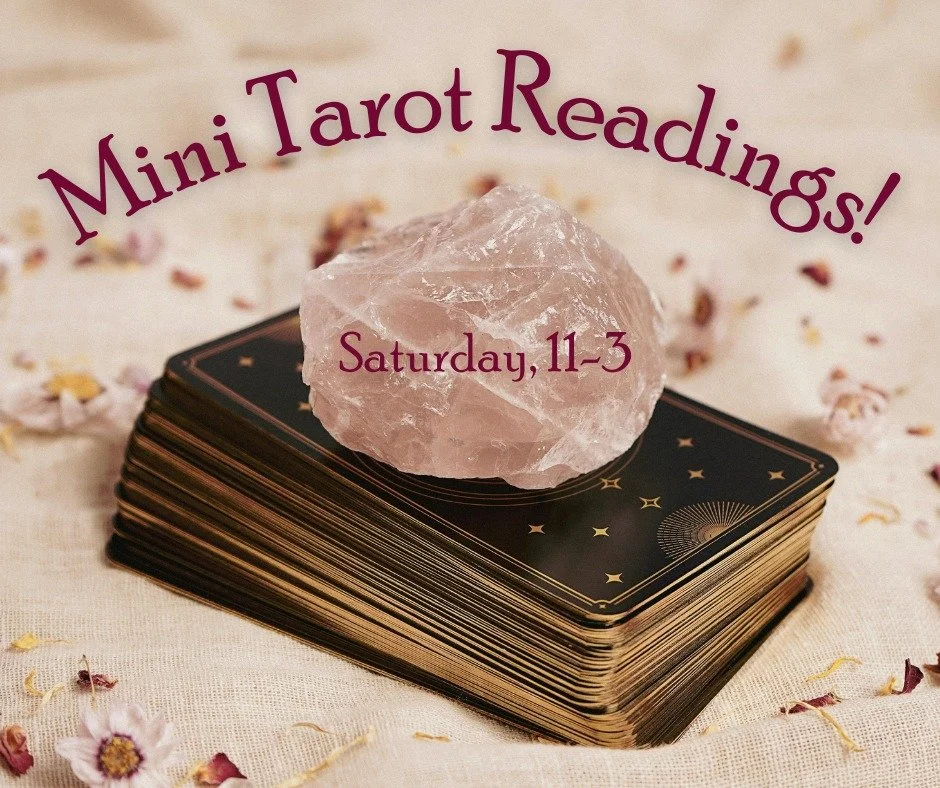 ✨ Heart-Centered Tarot Readings at the Farm ✨

Curious about Tarot or just looking for a little guidance for the new year? Stop by the farm this Saturday for mini, heart-centered tarot readings&mdash;a beautiful way to pause, reflect, and receive gen