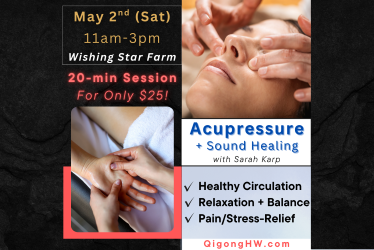 Mini Acupressure & Sound Healing Sessions