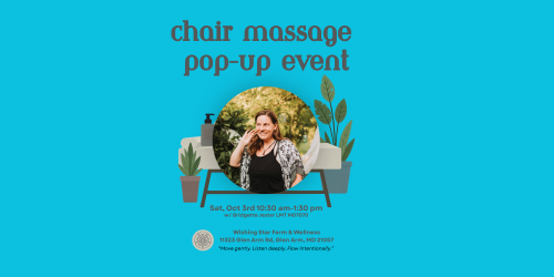 Chair Massage Pop-Up Event