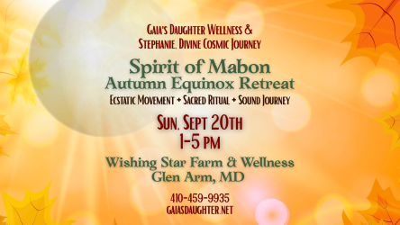 Spirit of Mabon Autumn Equinox Retreat