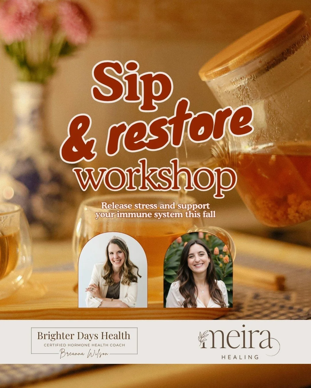 Sip & Restore: A Fall Wellness Workshop for Women 