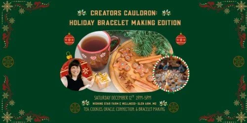 A Cozy Gathering of Creativity, Connection & Crystal Magic