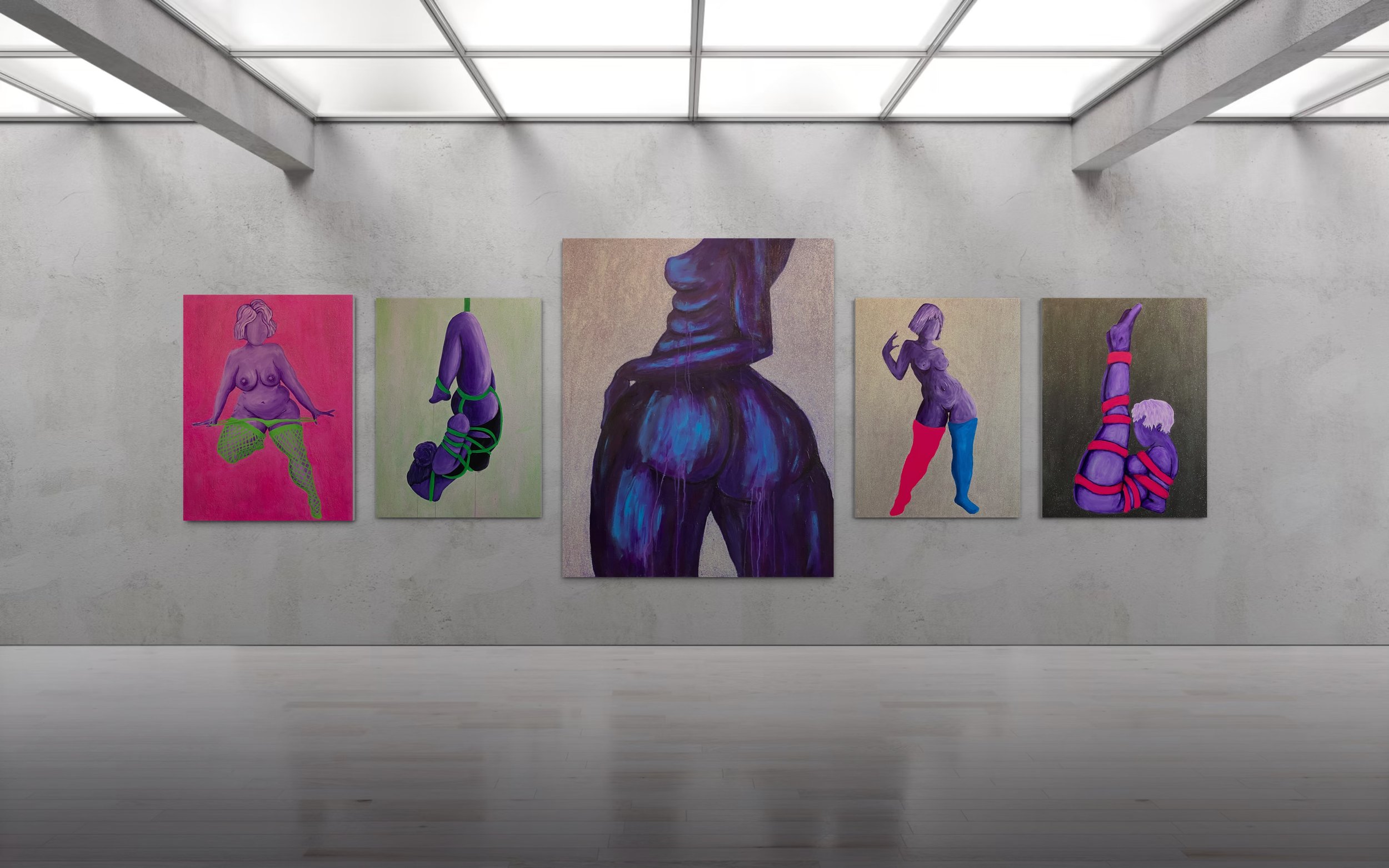 Kink Paintings by BareNaked Tiffany