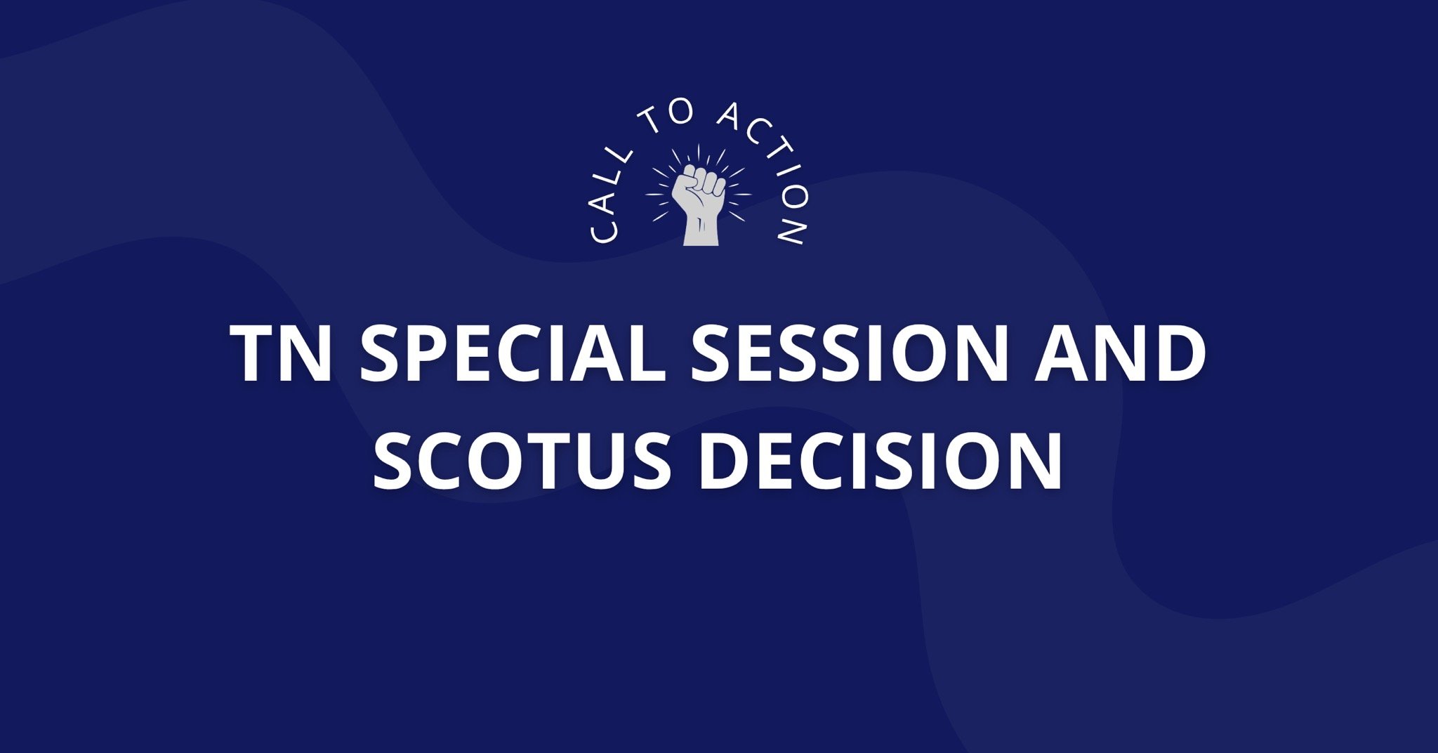 Call to Action: TN Special Session &amp; SCOTUS Decision