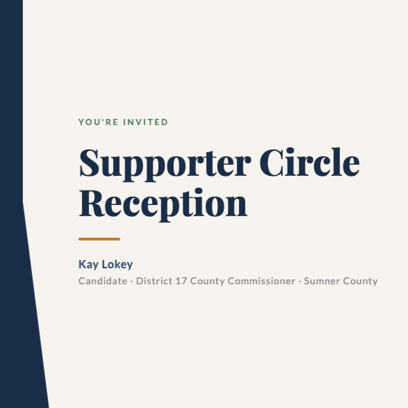 Kay Lokey: Supporter Circle Reception