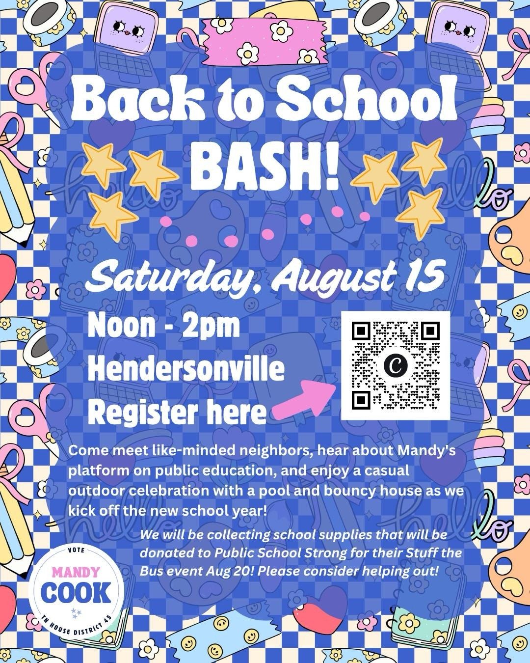 Mandy Cook Back to School Bash
