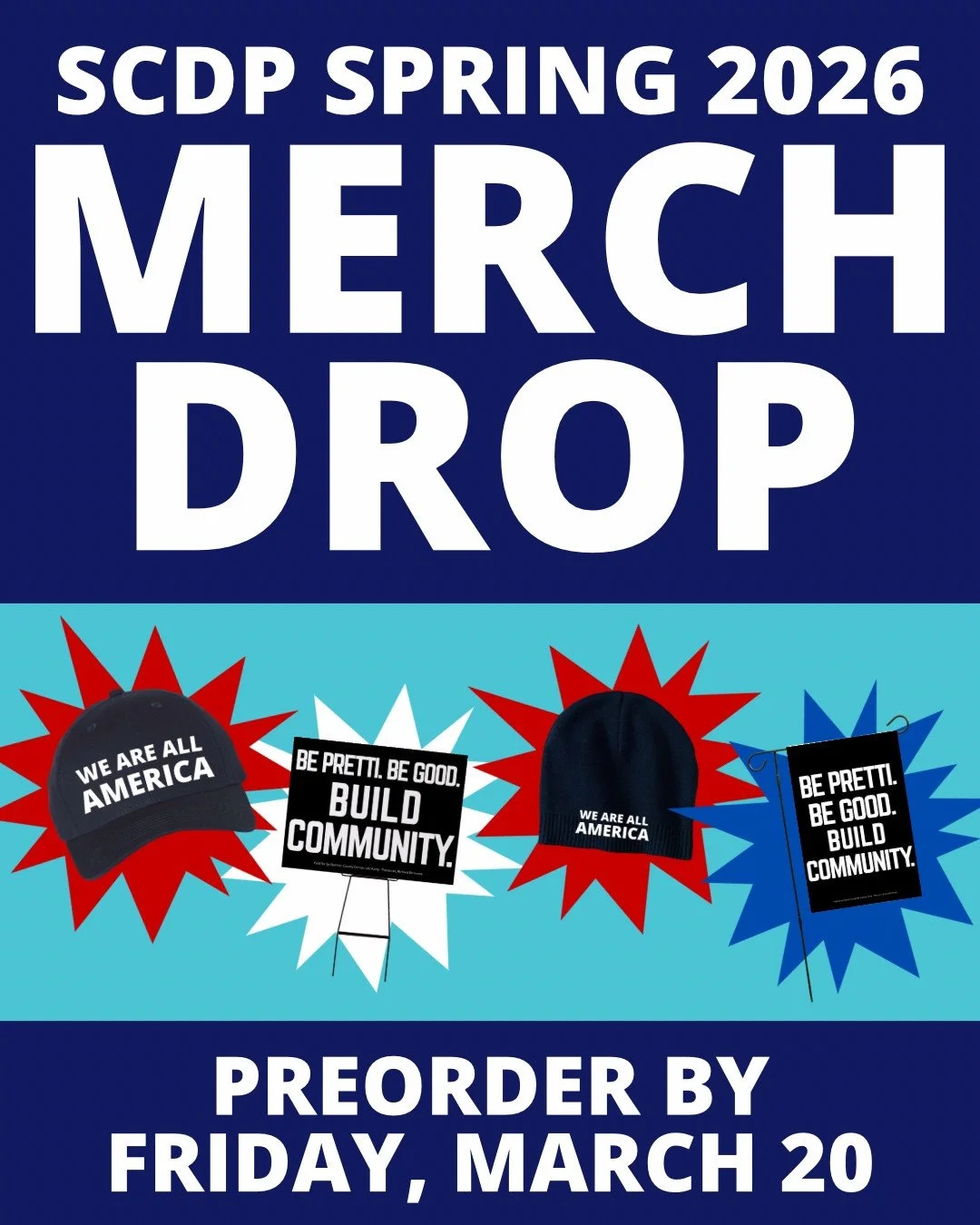 SCDP Spring 2026 merchandise drop