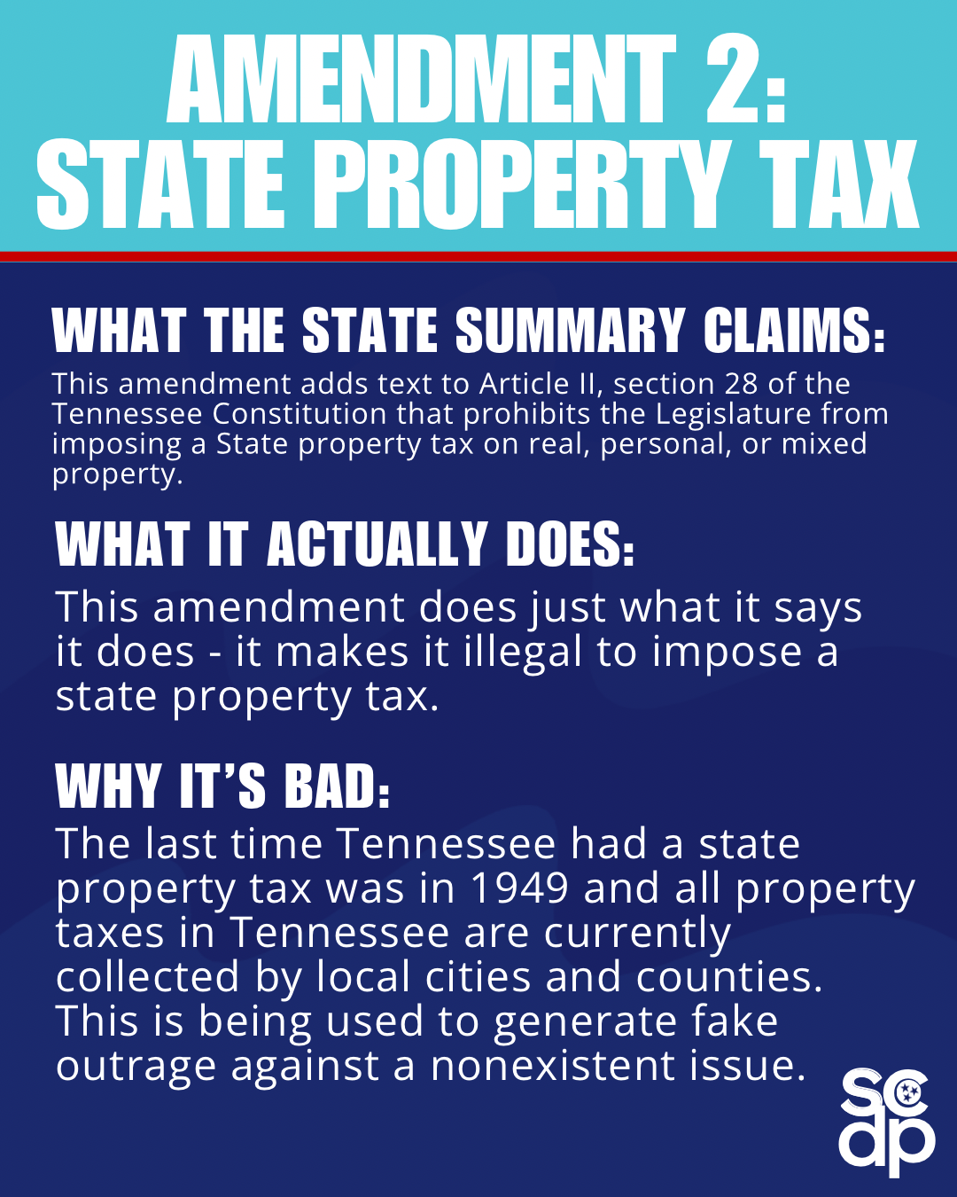 Amendment 2: State Property Tax