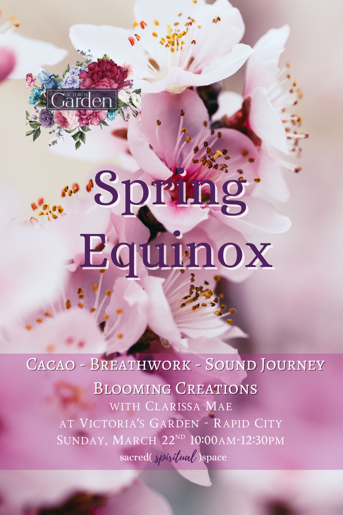 Spring Equinox - Cacao, Breath, Sound, Blooming Creations