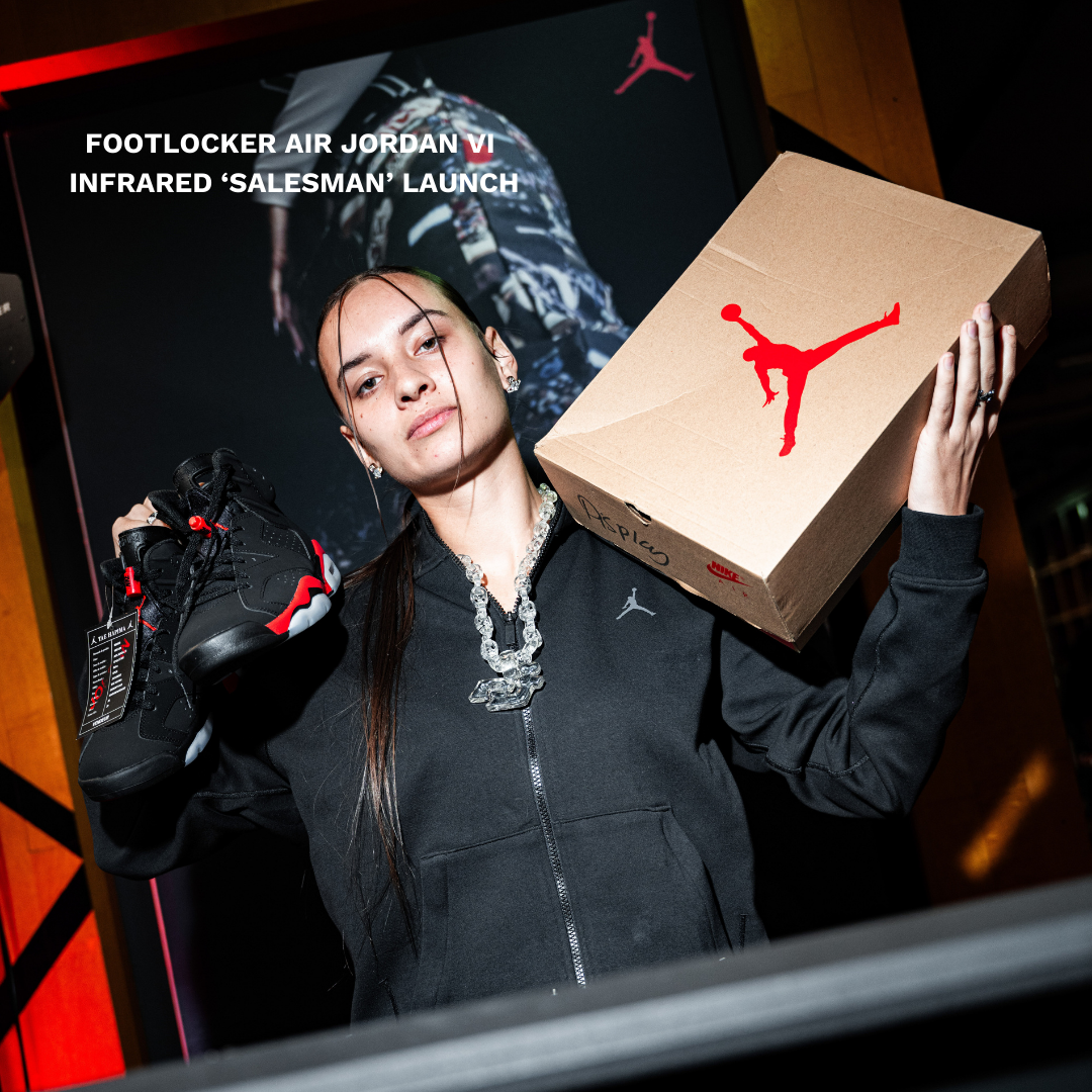 Footlocker Air Jordan VI Infrared ‘Salesman’ Launch