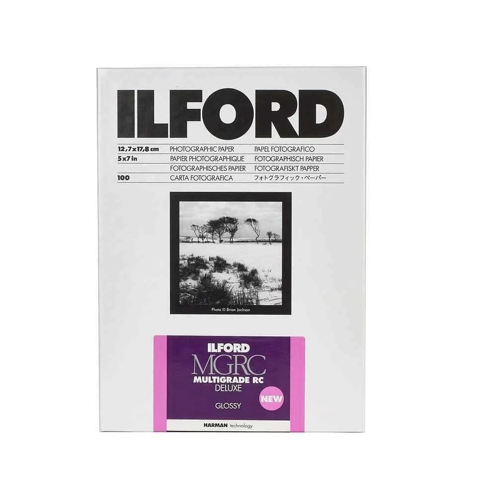 Ilford Multigrade RC Deluxe GLOSS Darkroom Light Sensitive Paper