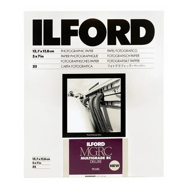 Ilford Multigrade RC Deluxe PEARL Darkroom Light Sensitive Paper