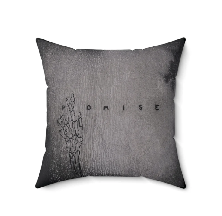 Faux Suede Square Pillow