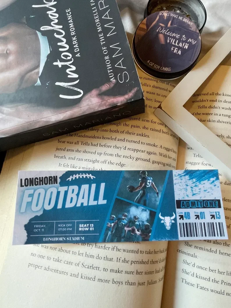 Longhorns Fake Ticket Bookmark - Sam Mariano